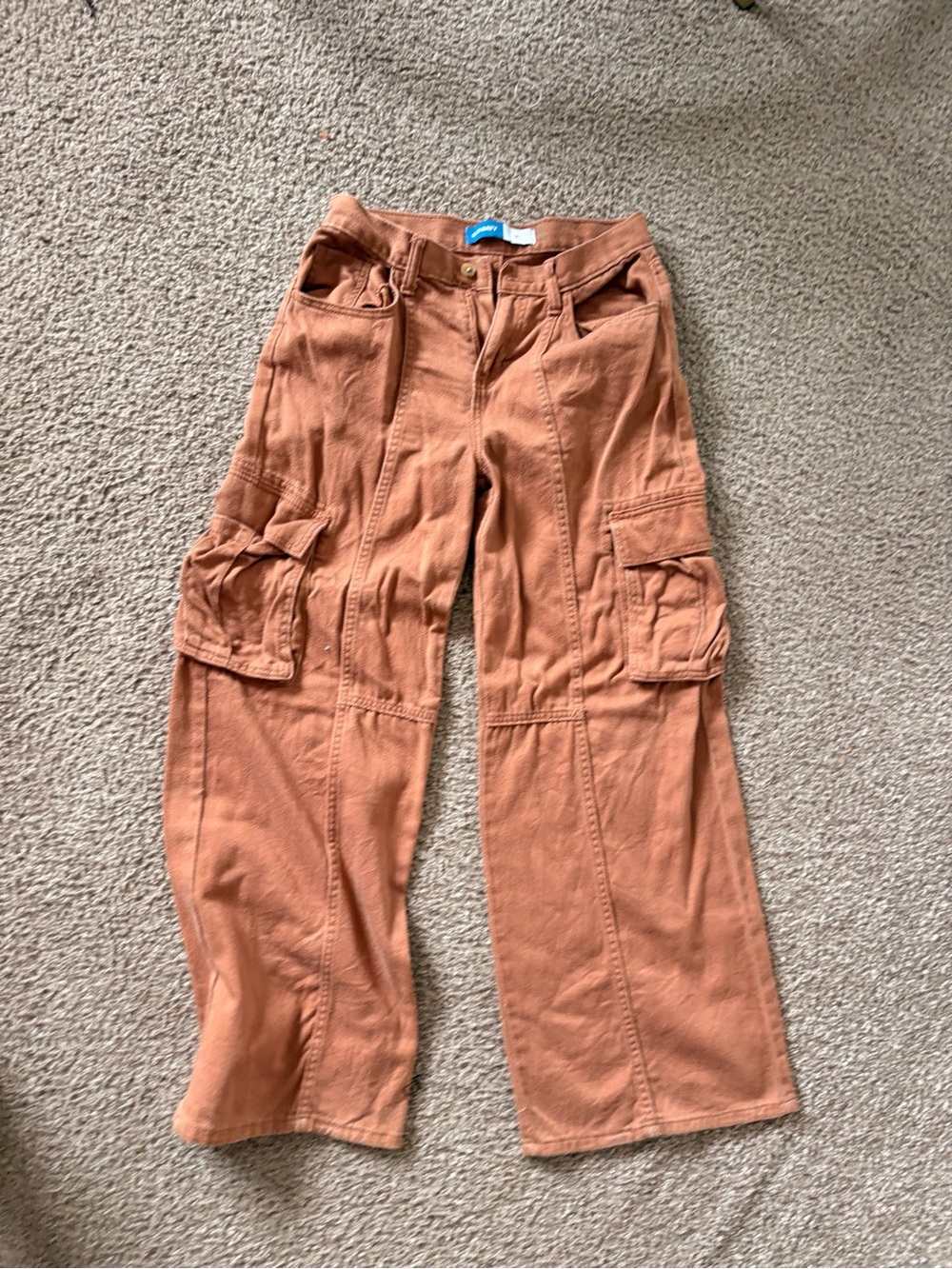 Old Navy Rust Orange Cargo Pants
